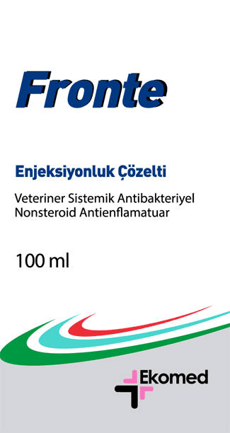 Fronte, veteriner sistemik antibakteriyel, nonsteroid antiinflamatuar.