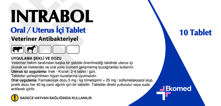 Intrabol, veteriner antibakteriyel.