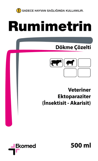 Rumimetrin, veteriner ektoparaziter.